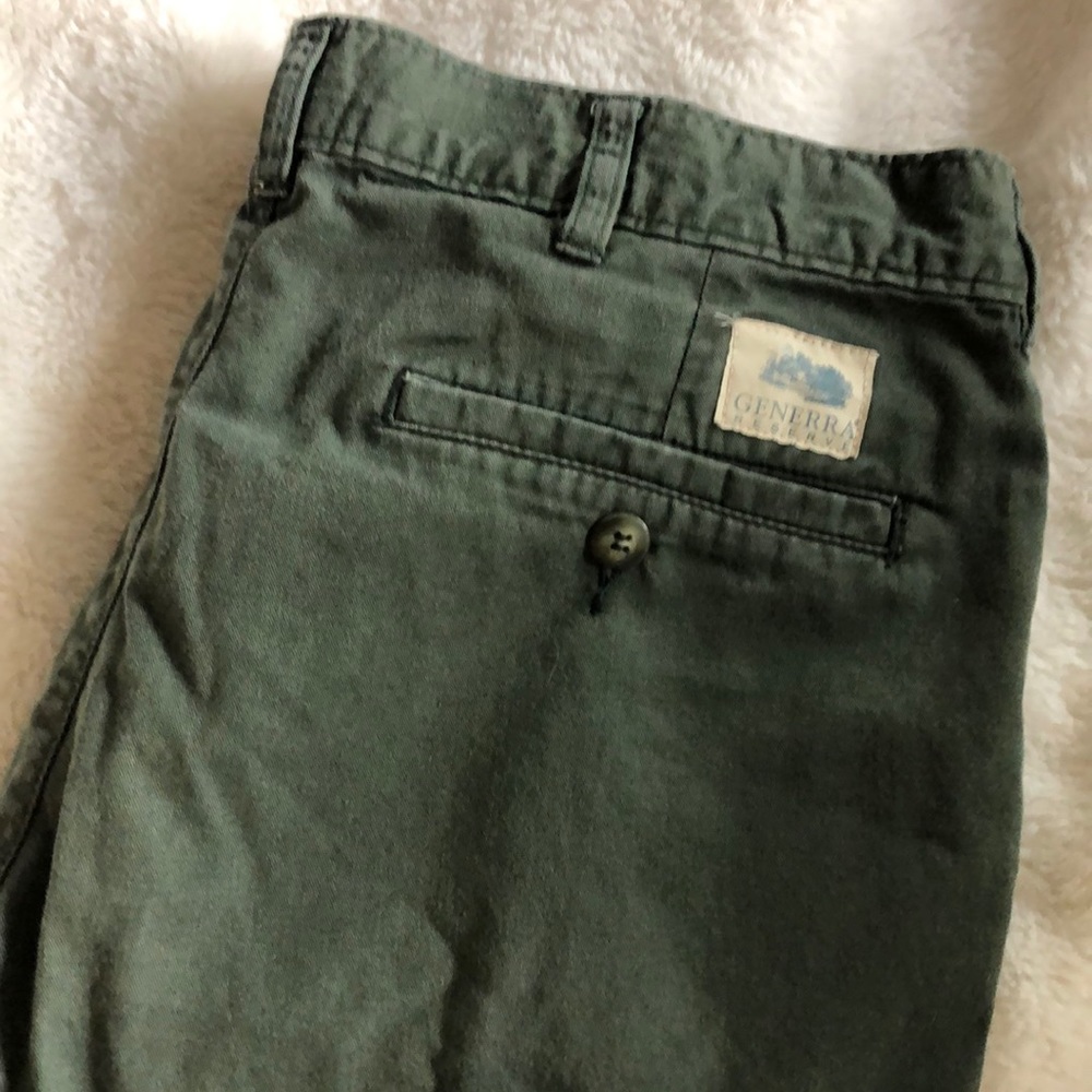 Generra reserve olive green pleated shorts